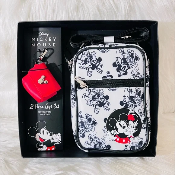Mickey Mouse Crossbody Bag and Tech Pouch - Picture 1 of 4